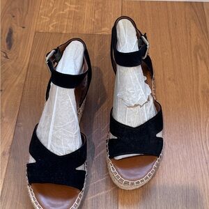 Franco Sarto Black Espadrille Sandals